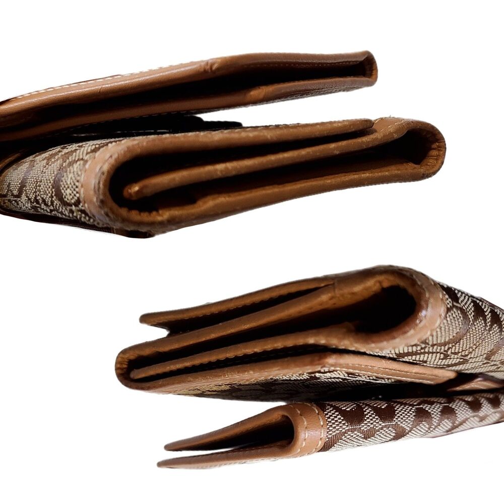 Coach - Set Of Two Signature Monogram Canvas & Le… - image 4